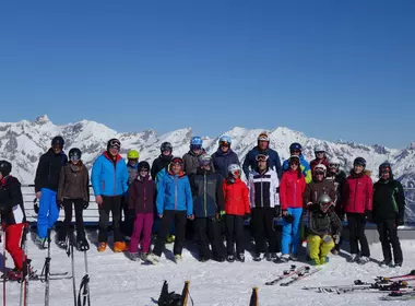 Sportliche Abwechslung - Skitag 2016